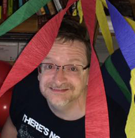 Mike Meadows' cubicle on his 50th birthday cropped
